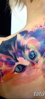 фото тату котенок от 22.12.2017 №075 — tattoo kitten — tatufoto.com