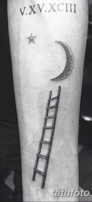 фото тату лестница в небо от 20.12.2017 №015 — tattoo ladder to the sky — tatufoto.com
