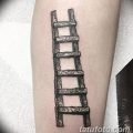 фото тату лестница в небо от 20.12.2017 №021 - tattoo ladder to the sky - tatufoto.com