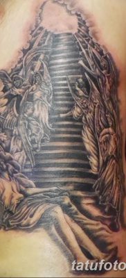фото тату лестница в небо от 20.12.2017 №030 — tattoo ladder to the sky — tatufoto.com