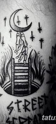 фото тату лестница в небо от 20.12.2017 №033 — tattoo ladder to the sky — tatufoto.com