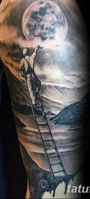 фото тату лестница в небо от 20.12.2017 №034 — tattoo ladder to the sky — tatufoto.com