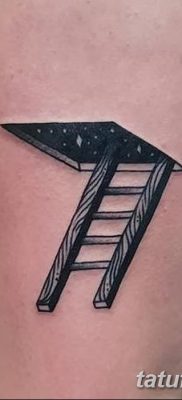 фото тату лестница в небо от 20.12.2017 №046 — tattoo ladder to the sky — tatufoto.com