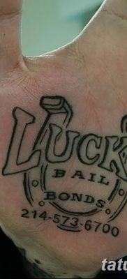 фото тату на удачу от 19.12.2017 №047 — tattoo for luck — tatufoto.com