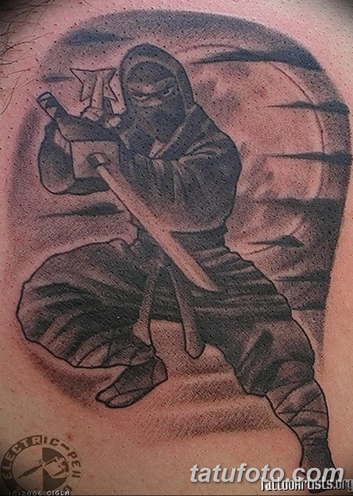 фото тату ниндзя от 25.12.2017 №051 - tattoo ninja - tatufoto.com
