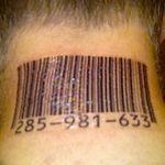фото тату штрих-код от 21.12.2017 №004 - tattoo barcode - tatufoto.com