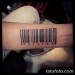 фото тату штрих-код от 21.12.2017 №008 - tattoo barcode - tatufoto.com