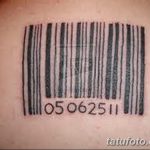 фото тату штрих-код от 21.12.2017 №011 - tattoo barcode - tatufoto.com