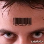 фото тату штрих-код от 21.12.2017 №027 - tattoo barcode - tatufoto.com