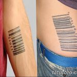 фото тату штрих-код от 21.12.2017 №037 - tattoo barcode - tatufoto.com