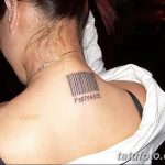 фото тату штрих-код от 21.12.2017 №040 - tattoo barcode - tatufoto.com
