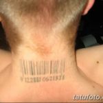 фото тату штрих-код от 21.12.2017 №044 - tattoo barcode - tatufoto.com
