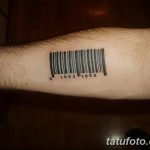 фото тату штрих-код от 21.12.2017 №049 - tattoo barcode - tatufoto.com