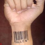фото тату штрих-код от 21.12.2017 №064 - tattoo barcode - tatufoto.com