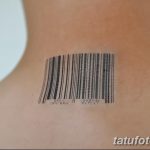 фото тату штрих-код от 21.12.2017 №068 - tattoo barcode - tatufoto.com