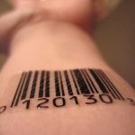 фото тату штрих-код от 21.12.2017 №080 - tattoo barcode - tatufoto.com