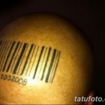 фото тату штрих-код от 21.12.2017 №094 - tattoo barcode - tatufoto.com