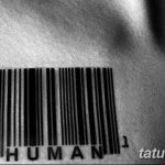 фото тату штрих-код от 21.12.2017 №099 - tattoo barcode - tatufoto.com