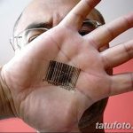 фото тату штрих-код от 21.12.2017 №105 - tattoo barcode - tatufoto.com