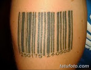 фото тату штрих-код от 21.12.2017 №107 - tattoo barcode - tatufoto.com