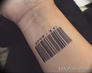 фото тату штрих-код от 21.12.2017 №108 - tattoo barcode - tatufoto.com