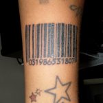 фото тату штрих-код от 21.12.2017 №113 - tattoo barcode - tatufoto.com