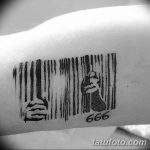 фото тату штрих-код от 21.12.2017 №114 - tattoo barcode - tatufoto.com