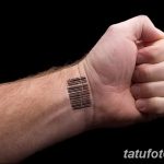 фото тату штрих-код от 21.12.2017 №117 - tattoo barcode - tatufoto.com