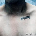 фото тату штрих-код от 21.12.2017 №120 - tattoo barcode - tatufoto.com