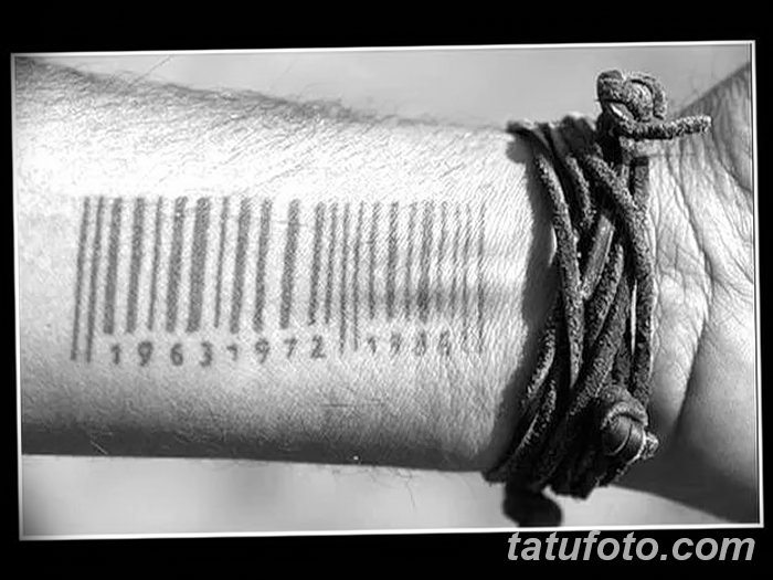 фото тату штрих-код от 21.12.2017 №140 - tattoo barcode - tatufoto.com