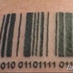 фото тату штрих-код от 21.12.2017 №150 - tattoo barcode - tatufoto.com