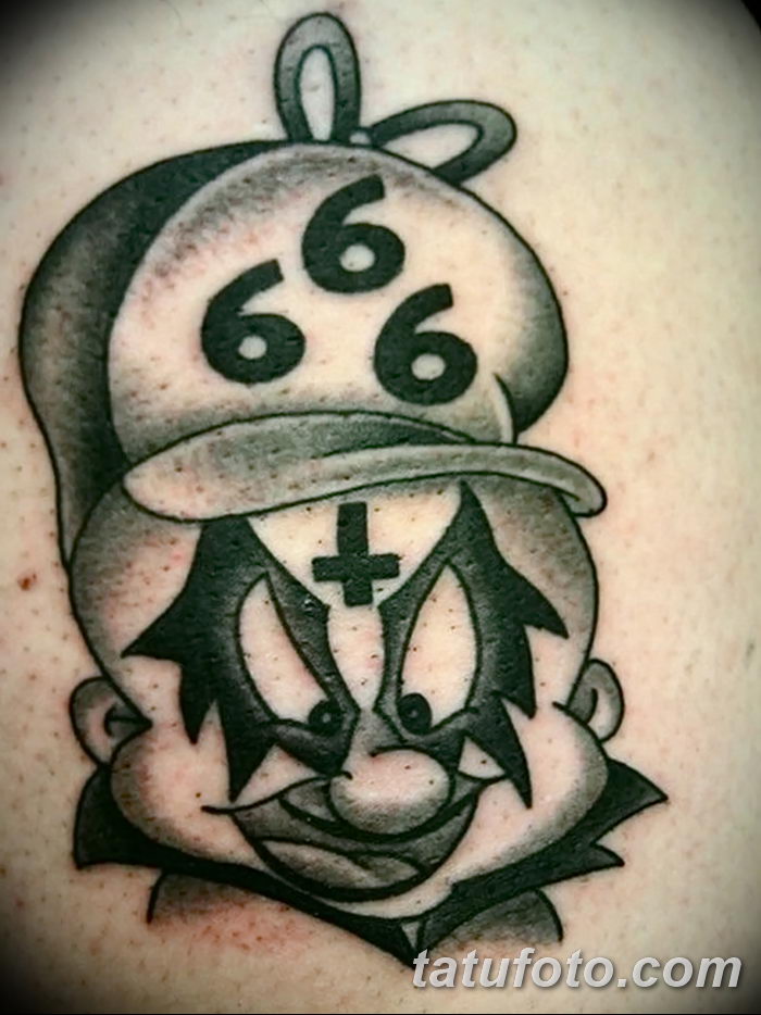 фото тату 666 от 16.01.2018 № 047 - tattoo 666 - tatufoto.com.