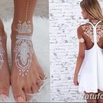 фото Белое мехенди от 13.01.2018 №063 - White mehendi - tatufoto.com