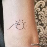 фото Маленькие тату для девушек от 26.01.2018 №042 - Little tattoos for girls - tatufoto.com