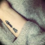 фото Маленькие тату для девушек от 26.01.2018 №048 - Little tattoos for girls - tatufoto.com