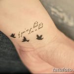 фото Маленькие тату для девушек от 26.01.2018 №049 - Little tattoos for girls - tatufoto.com