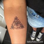 фото Маленькие тату для девушек от 26.01.2018 №084 - Little tattoos for girls - tatufoto.com