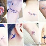 фото Маленькие тату для девушек от 26.01.2018 №088 - Little tattoos for girls - tatufoto.com