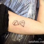 фото Маленькие тату для девушек от 26.01.2018 №113 - Little tattoos for girls - tatufoto.com