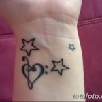 фото Маленькие тату для девушек от 26.01.2018 №195 - Little tattoos for girls - tatufoto.com