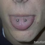 фото Пирсинг языка от 03.02.2018 №009 - tongue piercing - tatufoto.com