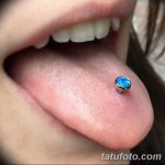 фото Пирсинг языка от 03.02.2018 №012 - tongue piercing - tatufoto.com