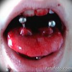 фото Пирсинг языка от 03.02.2018 №050 - tongue piercing - tatufoto.com