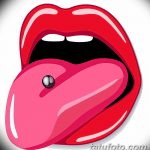 фото Пирсинг языка от 03.02.2018 №092 - tongue piercing - tatufoto.com