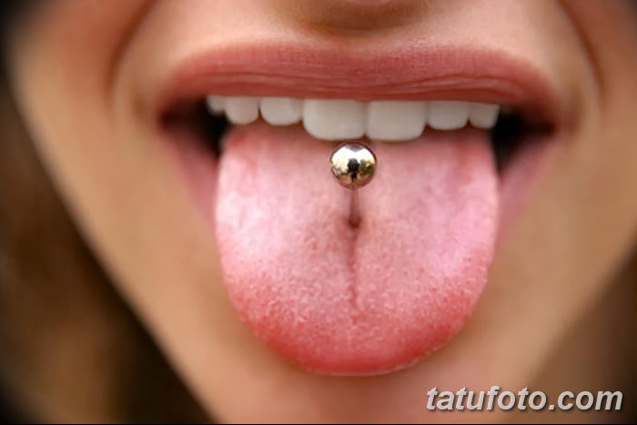фото Пирсинг языка от 03.02.2018 №123 - tongue piercing - tatufoto.com