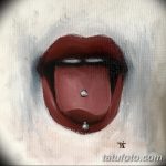 фото Пирсинг языка от 03.02.2018 №127 - tongue piercing - tatufoto.com