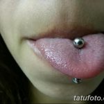 фото Пирсинг языка от 03.02.2018 №149 - tongue piercing - tatufoto.com