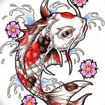 фото Эскизы тату Сакура от 27.01.2018 №018 - Sketches of Sakura tattoo - tatufoto.com