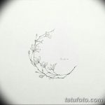 фото Эскизы тату Сакура от 27.01.2018 №019 - Sketches of Sakura tattoo - tatufoto.com