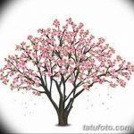 фото Эскизы тату Сакура от 27.01.2018 №026 - Sketches of Sakura tattoo - tatufoto.com